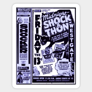 Midnight Shock A Thon Sticker